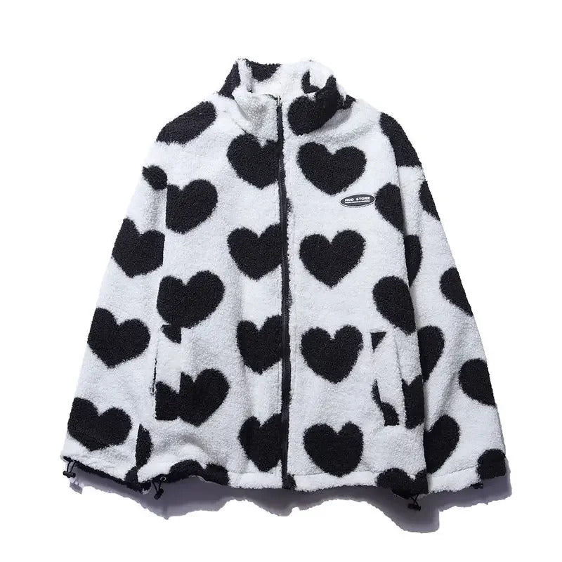 Camila | Veste réversible à cœurs