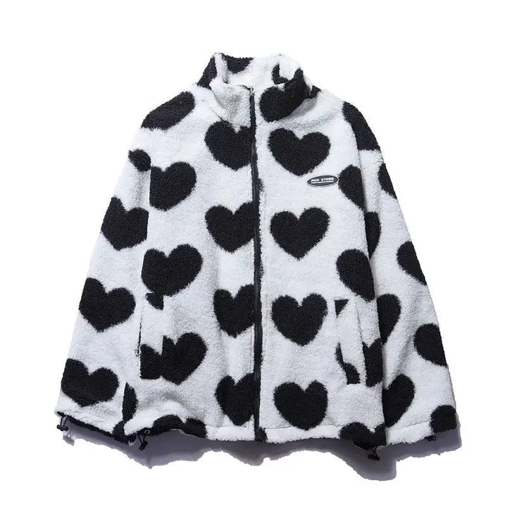 Camila | Veste réversible à cœurs