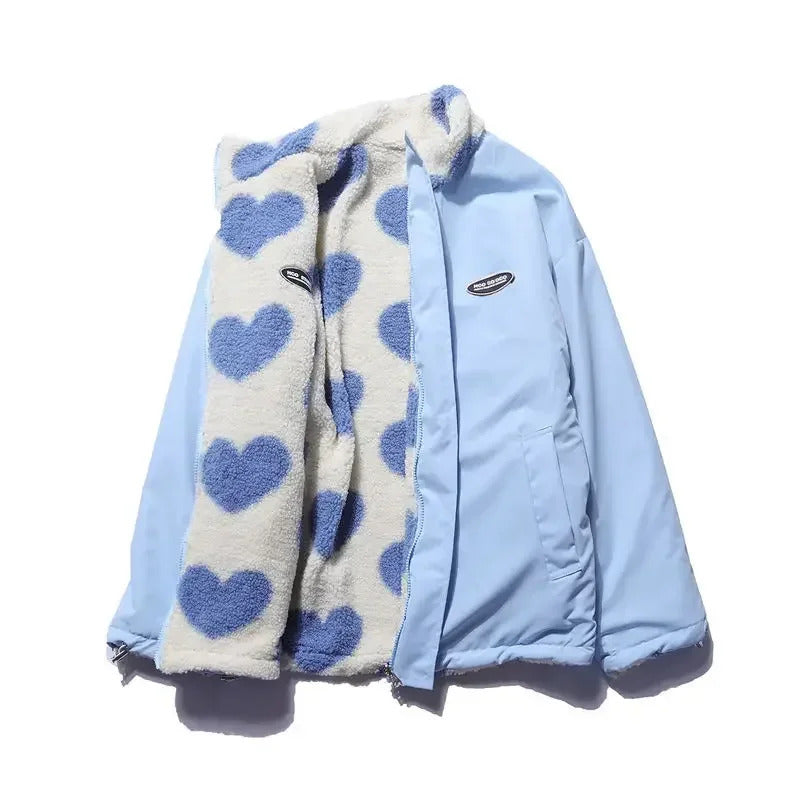 Camila | Veste réversible à cœurs