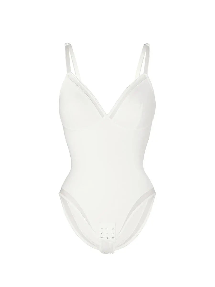 Bloom ™ | Deep V-Neck Mesh  Bodysuit