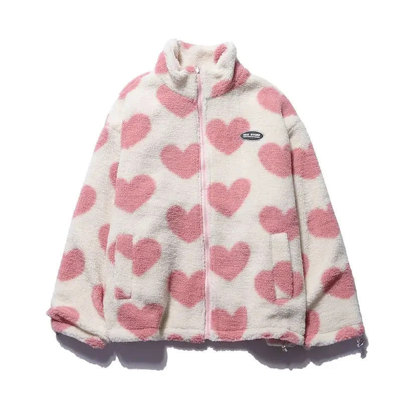 Camila | Veste réversible à cœurs