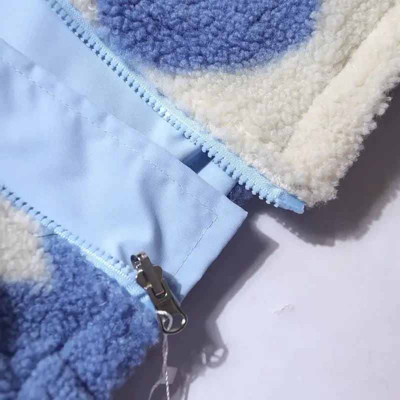 Camila | Veste réversible à cœurs