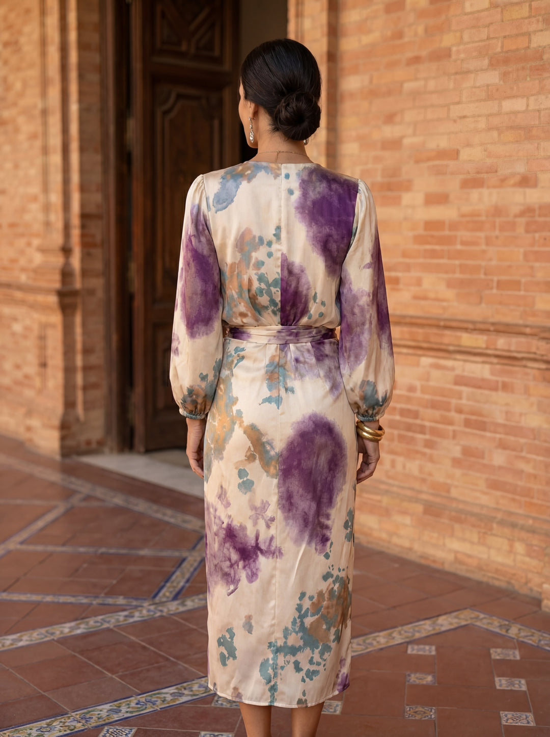 Valeria robe décolleté en V