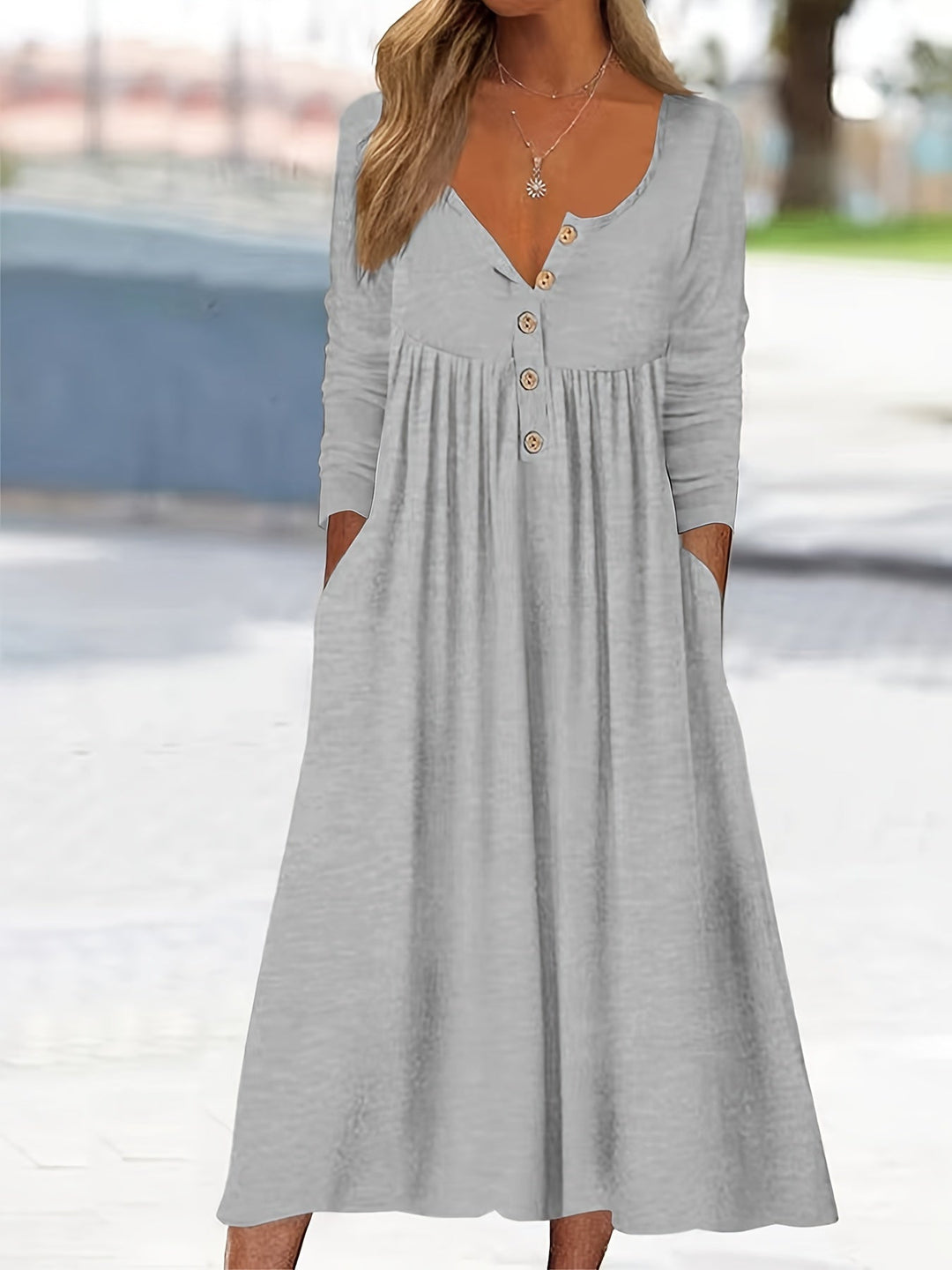 ZARA | ROBE MIDI BOUTONNÉE SUR LE DEVANT