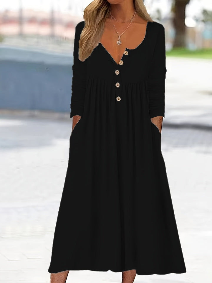 ZARA | ROBE MIDI BOUTONNÉE SUR LE DEVANT