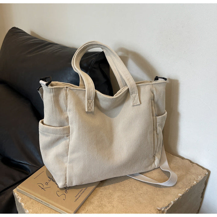 Bloom™ | Sac fourre-tout en velours côtelé pour étudiantes en art