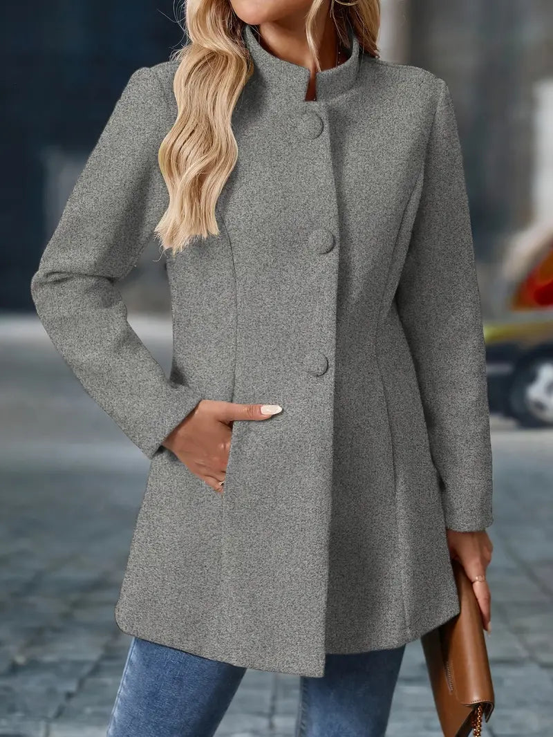 Gerda | Blazer tendance à simple boutonnage
