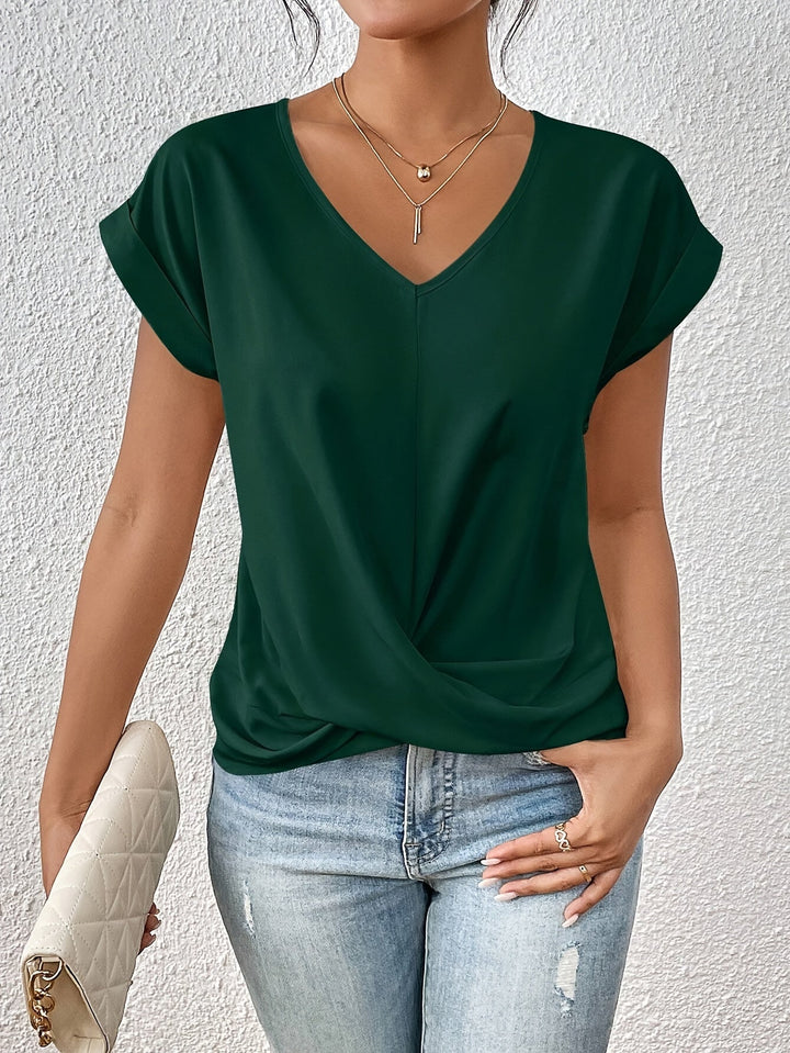 Cleo™ | T-shirt décontracté à encolure en cœur