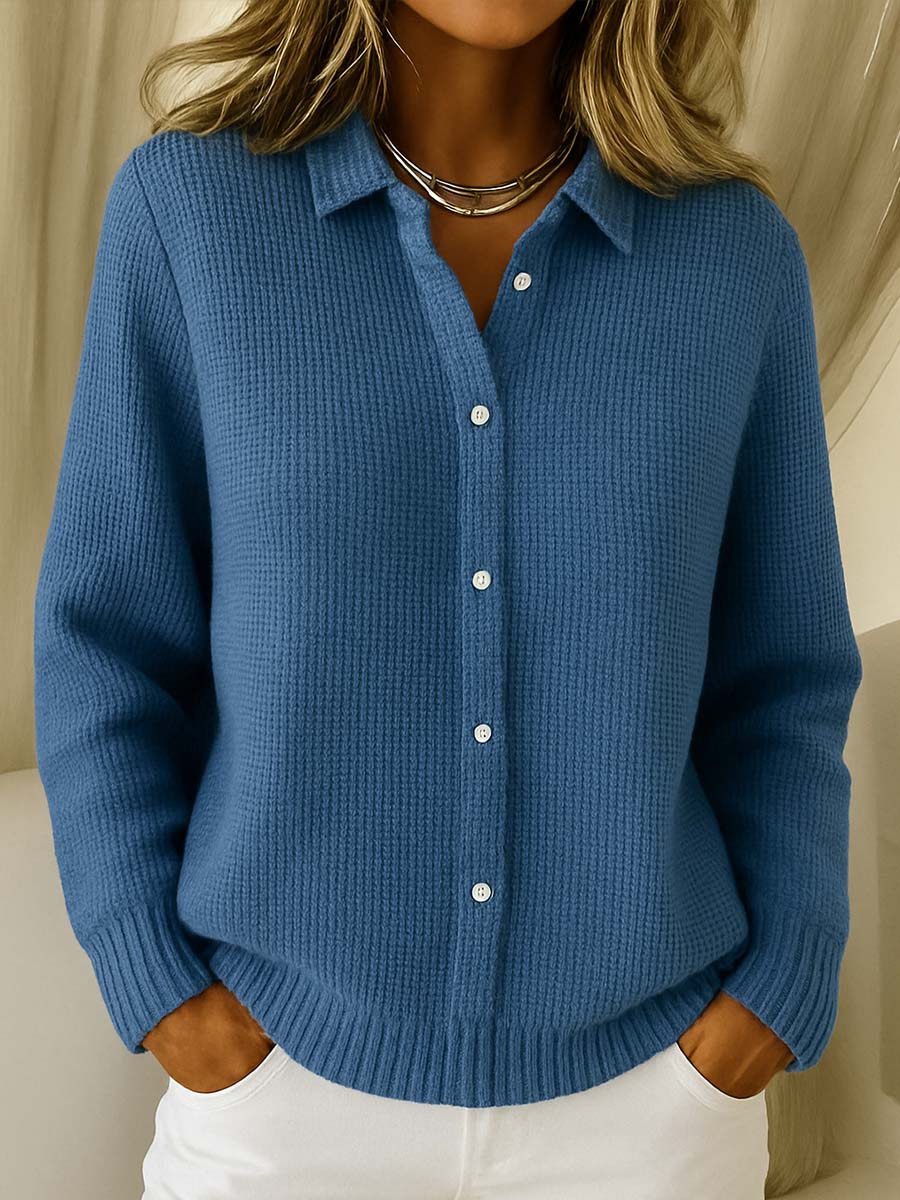 Betsy | Gilet classique en maille boutonnée