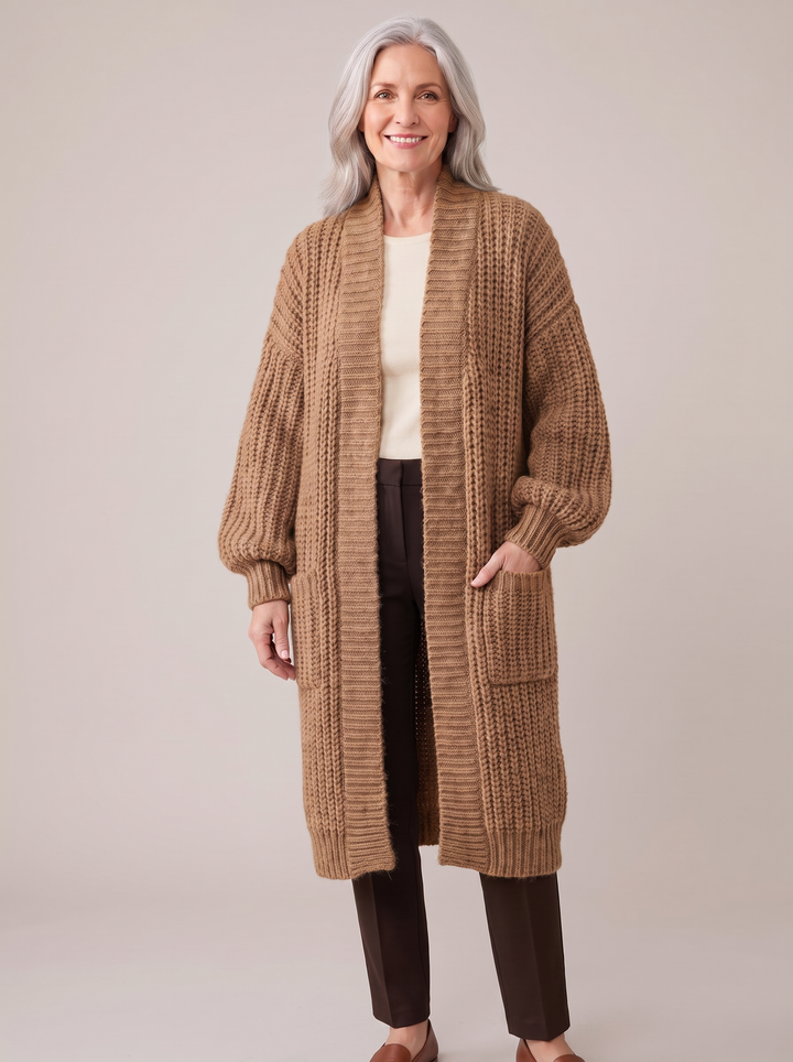 Leniene | Lang Vest met Zakken