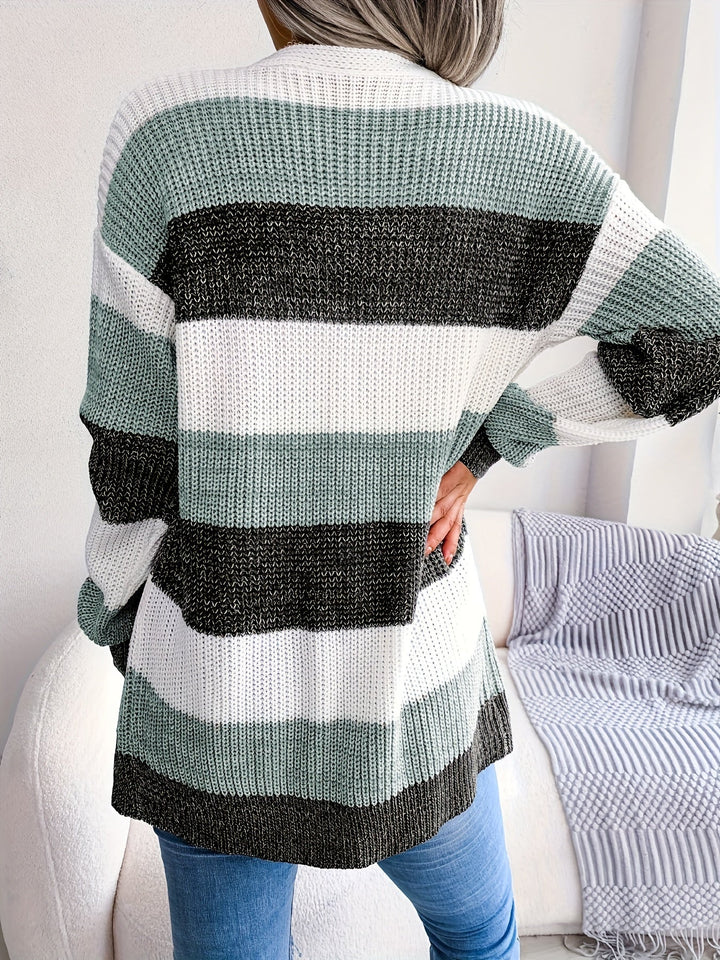 Kary | Cardigan et cotte de mailles Seaside 