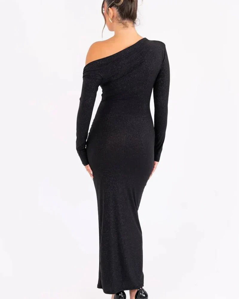 Alwina | Robe longue scintillante