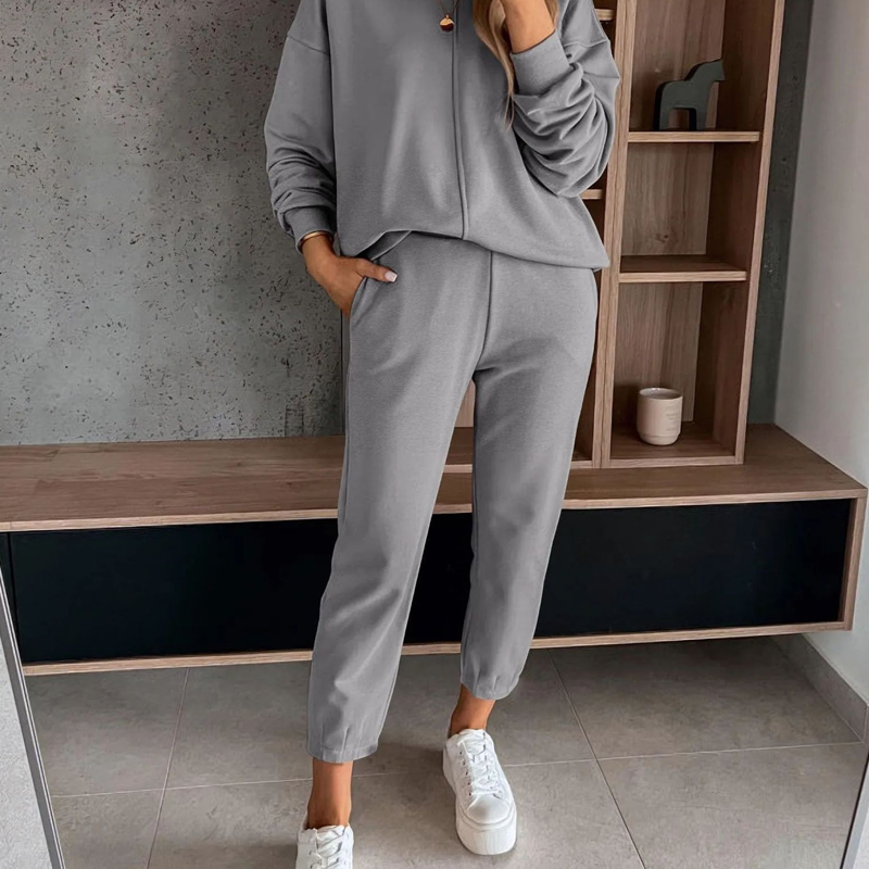 Lola | Comfortabele tweedelige set voor dames, bestaande uit een sweatshirt en joggingbroek