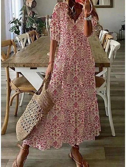 LUNE | ROBE MIDI DE STYLE BOHO SANS EFFORT 