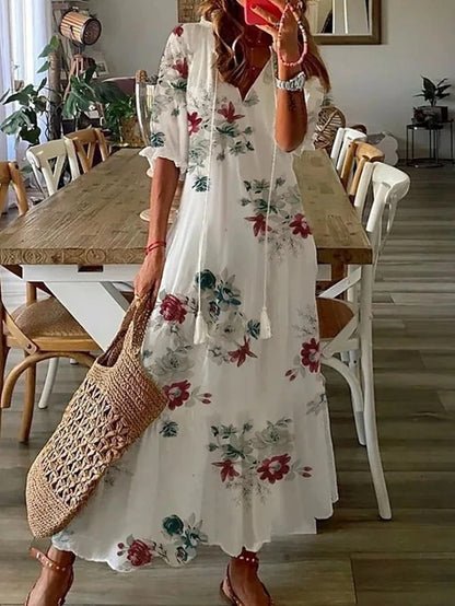 LUNE | ROBE MIDI DE STYLE BOHO SANS EFFORT 